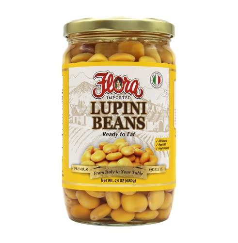 Flora - Imported Italian Lupini Beans, (1)- 24.3 oz. Jar