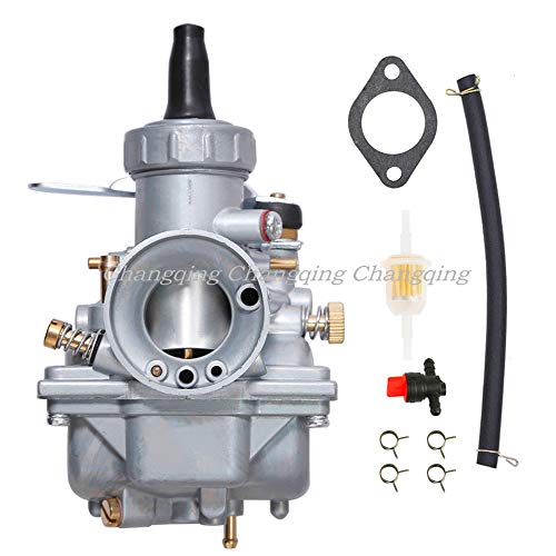 CQYD New Carburetor for 22mm VM Series Universal Round Slide VM22-133 1002-0048 Suzuki TS125 TS100 1971-1979 1978-1981