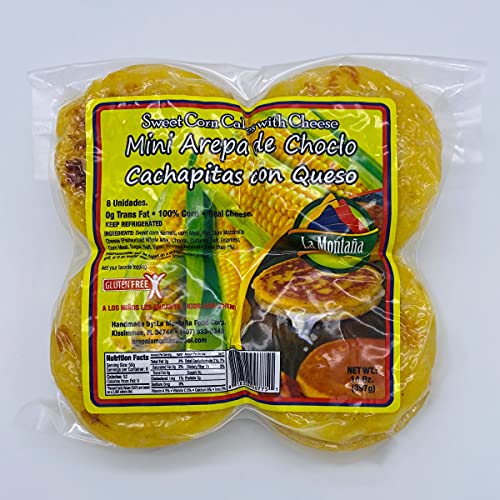 Arepas Colombianas (MINI Arepa de Choclo con Queso/MINI Sweet Corn Cakes with Cheese) 