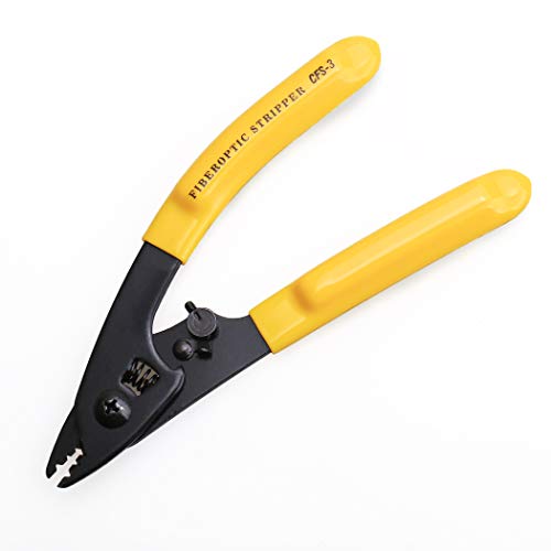 CFS-3 Fiber Optic Stripper three hole pigtail pliers upgraded For stripping 125m 250m fiber coating