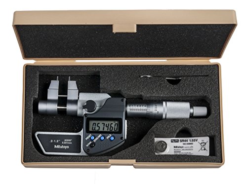 Mitutoyo 345-350-30 IMP-1.2"MX Micrometer, Caliper, Inside, 0.2"-1.2", 0.00005"/0.001 mm