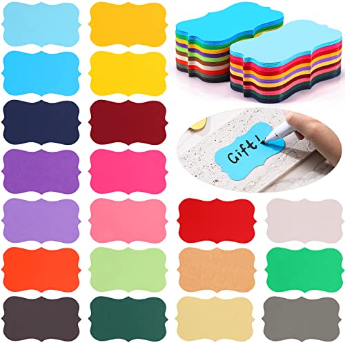 200 Pcs Blank Index Cards Printable Kraft Business Cards Multi Colored Note Cards Colored Flash Cards Colorful Cardstock Notecards for Studying Paper Study Word Card 3.5 x 2 Inch (Multicolor)