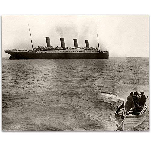 The Titanic's Last Known Photograph - 11x14 Unframed Art Print - Great Gift and Decor for History and Cruise Ship Buffs Under $15
