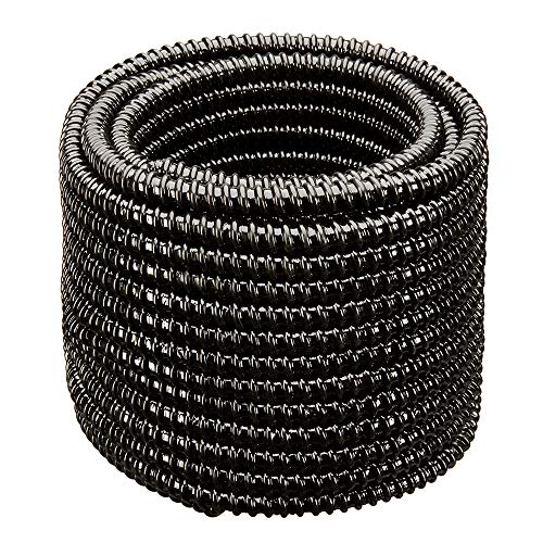 HydroMaxx Non Kink, Corrugated, Flexible PVC Water Garden Hose and Pond Tubing. Made in USA. Thick Wall. US/UL Sizing (1 1/4" Dia x 25 ft)