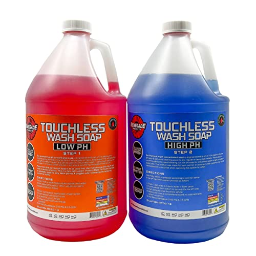 Renegade Products USA - Touchless 2-Step Truck Wash Soap System, Scrub Free Truck Cleaner for Big Rigs