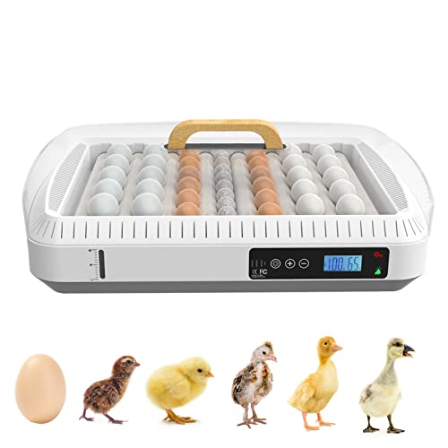 Eggs Incubators, 36 Egg Incubator with Automatic Egg Turning and Humidity Control, Chicken Egg Incubator with and Temperature Display, Duck Incubators for Hatching Eggs, Goose Eggs, Duck Eggs, Turkey