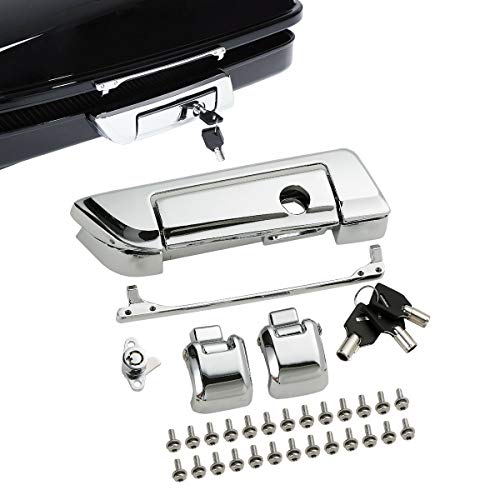 TCMT Tour Pack Trunk Latches W/Key Fits For Harley Touring Models Road King Road Glide Street Glide Ultra Limited 2014-2023 Electra Glide 2014-2022 CVO Limited FLHTKSE 2014-2020