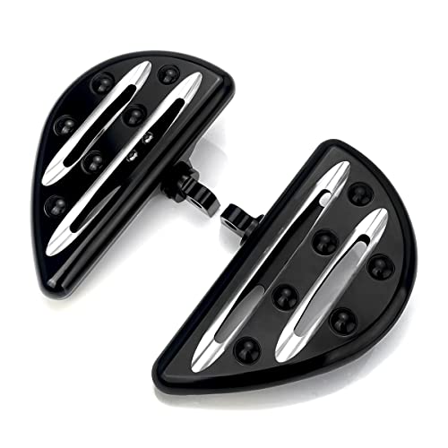 Happy-Motor Motorcycle Black Floorboards Street Glide Passenger Floorboards Male Mount Foot Pegs For Harley Floorboard Touring Flhx Peg Dyna Sportster Xl