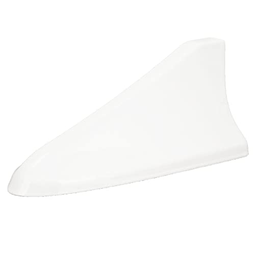 Qiilu Car Roof Radio Antenna Cover, Shark Fin Antenna Cap 96219 D5000EBQK Roof Aerial Base Replacement for Kia Optima 20142020(White)