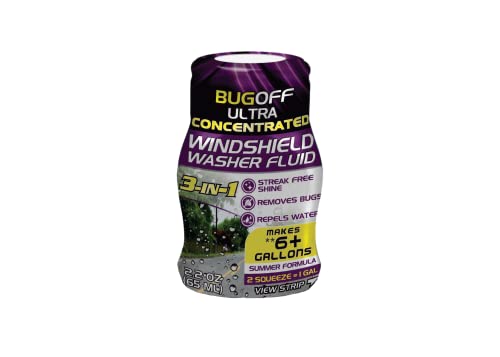 BUGOFF Windshield Washer Fluid Ultra-Concentrated