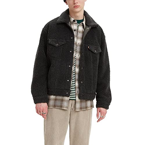 Levi's Men's Cozy Vintage Sherpa Trucker Jacket, Unexplored, XX-Large