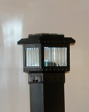 Polaris Solar Post Light 2" - Black