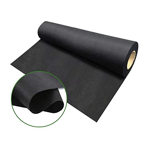 Agfabric Weed Barrier Landscape Fabric WB30-3x50ft Heavy Non-Woven Ground Cover for Gardening Mat and Raised Bed, Eco-Friendly and Weed Control