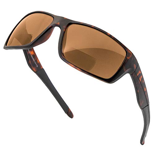 VITENZI Bifocal Sunglasses for Men and Women Sport Wrap Around Reading Sun Tinted Glasses with Readers - Palermo in Tortoise 1.75