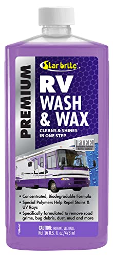 Star brite 071516P Premium RV Wash & Wax w/PTEF (71500) One Step Concentrated Cleaner - 16 oz