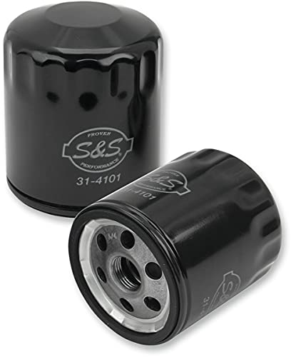 S&S Cycle 31-4101A Oil Filter - Black