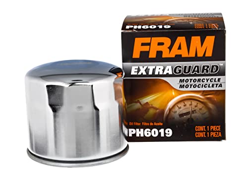 FRAM Extra Guard PH6019 Motorcycle Replacement Oil Filter, Fits Select Ducati and Harley Davidson Models