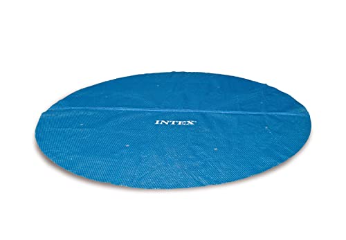 Intex Recreation 29025E N/AA Intex Solar Cover for 18ft Diameter Easy Set and Frame Pools, 18 ft, Blue