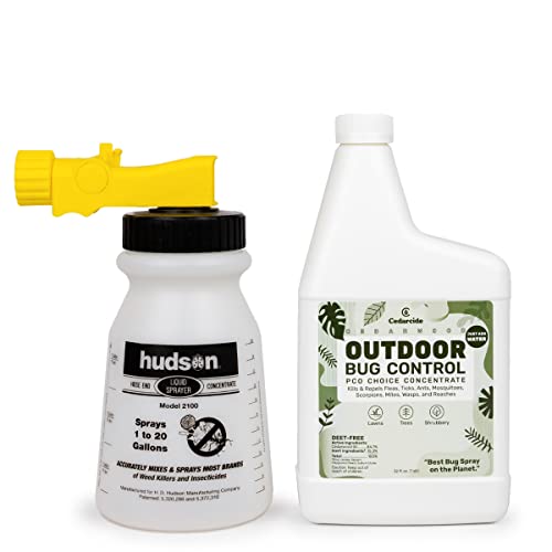 Cedarcide Outdoor Bug Spray | Kills & Repels Mosquitoes, Ticks, Fleas, Mites & More with Natural Essential Oils | Family & Pet-Safe | PCO Choice | Quart