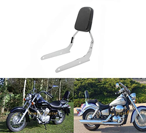 Backrest Sissy Bar Leather Pad Compatible For Honda Shadow Spirit VT750 2007-2014 Honda VT750C2B Shadow Phantom 2010-2017