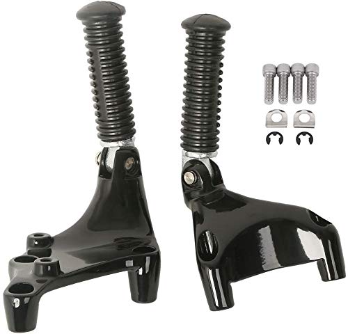 Ambienceo Rear Passenger Foot Pegs Footpegs Footrests Pedal for Harley-Davidson 883 1200 XL Sporster 2004 2005 2006 2007 2008 2009 2010 2011 2012 2013