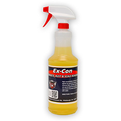Detail King Ex Con - Concrete Cleaner - Rust Remover - Tree Sap - Scale Remover - 32 Oz