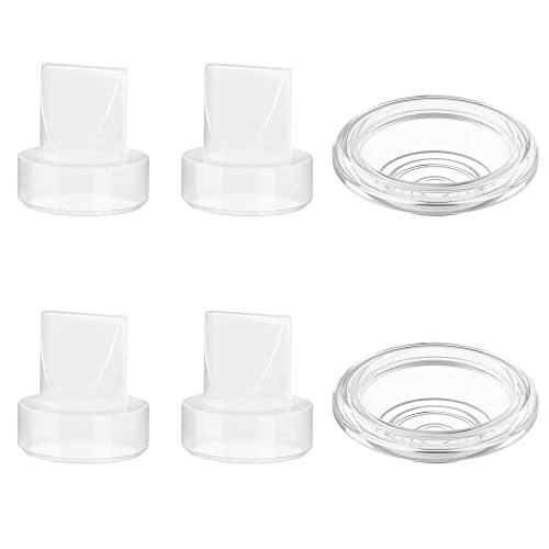 TOVVILD Duckbill Valves Silicone Diaphragm for Momcozy S9/S12/TSRETE Wearable Breast Pump, Replace S9/S12 Pump Parts/Accessories (S9 S12 Parts)