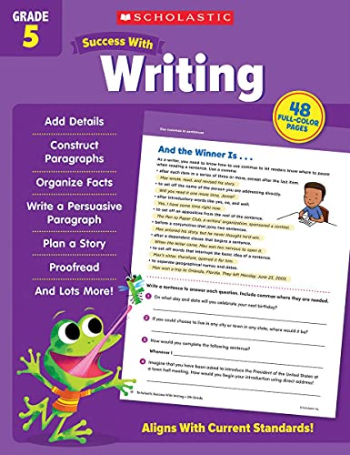 Scholastic Success with Writing Grade 5 Workbook