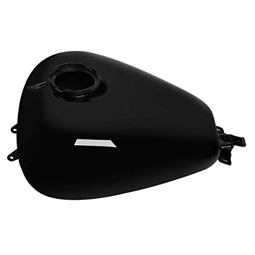 TCMT Painted Black 6 Gallon Motorcycle Fuel Gas Tank Fit For Harley Touring Model Road King Road Steet Glide Electra Glide 2008-2023