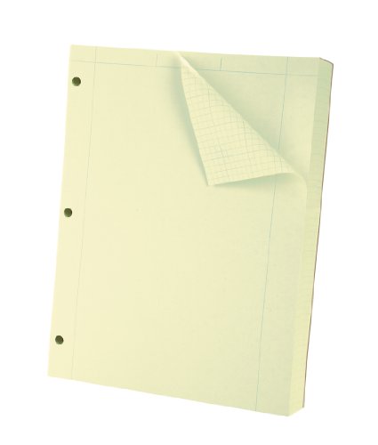 Oxford Engineering Computation Filler Paper, Greentint, 3-Hole Punched, Letter Size, 5 square inch ruling, 500-Sheets (26-145)