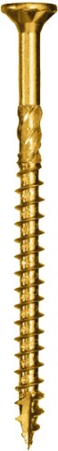 GRK 01077 Fasteners-01077 R4 ProPak Multipurpose Screws, 8 by 2-Inch, 850-Count, Gold, 850 Count