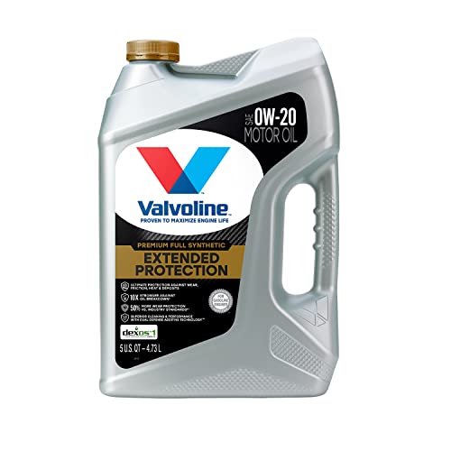 Valvoline Extended Protection 0W-20 Full Synthetic Motor Oil 5 Quart