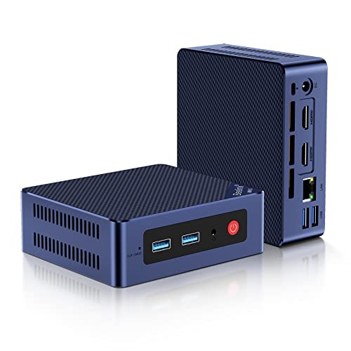 Beelink Mini PC 12th Pro Intel-N100 (4C/4T, Up to 3.4GHz), 16GB DDR4 500GB PCle SSD Mini Computer, Win 11 Pro Mini Desktop PC Support 4K@60Hz, Dual Display, WiFi6, BT5.2, USB3.2, LAN, Low Power