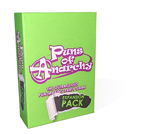 Puns of Anarchy Expansion Pack - The Outrageous Pun-Making Game - Nothing is Safe from Becoming Hilarious Wordplay for Creative People