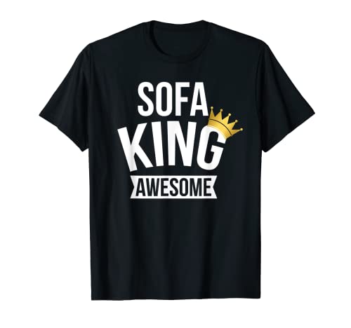 Sofa King Awesome | Funny Wordplay Pun Joke Design T-Shirt