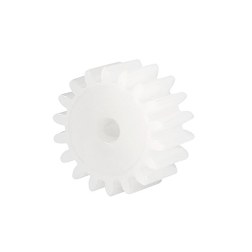 uxcell 20pcs Plastic Gears 18 Teeth Model 182A Reduction Gear Plastic Worm Gears for RC Car Robot Motor