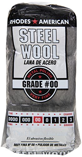 HOMAX PRODUCTS 10121100 Number 00 Steel Wool Pad, 12-Pack , Gray