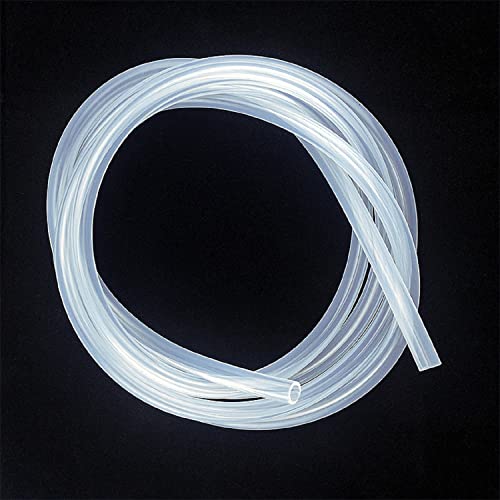 Clear Silicone Tubing,10FT 3/8"ID x 1/2"OD Food Grade Pure Silicone Hoses High Temp for Home Brewing Winemaking (10FT 3/8"ID x 1/2"OD)