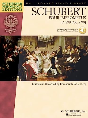 Schubert - Four Impromptus, D. 899 (0p. 90) Book/Online Audio (Schirmer Performance Editions)