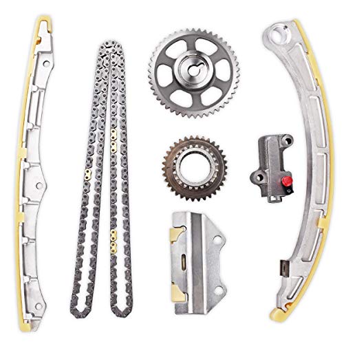 PUENGSI Engine Timing Chain Kit Replacement Compatible with Honda 2003-2007 Accord 2002-2009 CR-V 2003-2011 Element 2.4L 2354Cc L4 DOHC Eng Code K24A4 K24A8 K24A1 K24Z1