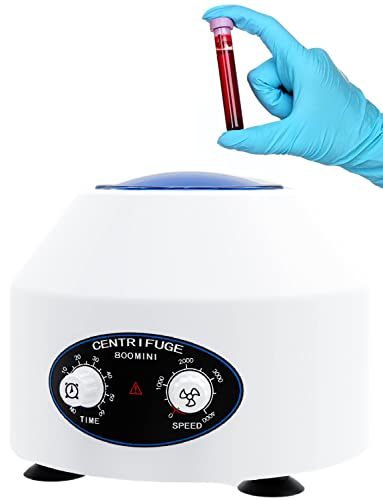 Dolfinie Centrifuge Machine, Lab Benchtop Centrifuges, Plasma Blood Centrifuge, Timer and Speed Control, 4000RPM Capacity 15ml6 800mini 110V US Plug [Upgrade]