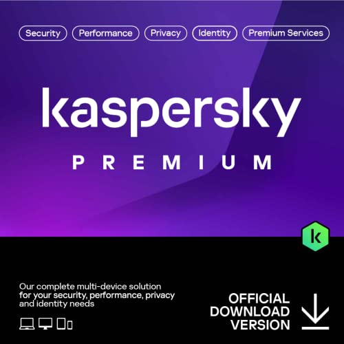 Kaspersky Premium 2023 | 20 Devices | 3 Years | Advanced Security with Anti-Phishing and Firewall | Unlimited VPN | Password Manager | Parental Controls | 24/7 Support | PC/Mac/Mobile | Online Code