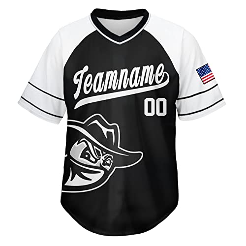 Custom Baseball Jersey Unisex Adults Sports Uniform T-Shirts Printed Personalized Name Number for Men Women Youth