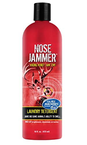 Nose Jammer Laundry Detergent Scent Eliminator For Hunters, Deer Hunting Scent Blocker, 16 oz
