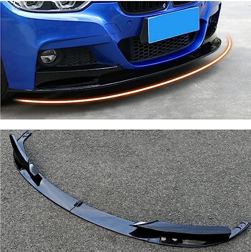 ZZDSNJ Front Lip for 2013-2018 BMW 3 Series F30 F35 Base Bumper,Glossy Black ABS Bumper Spoiler for 320i 325i 328i 335i M Sport Front Bumper Lip