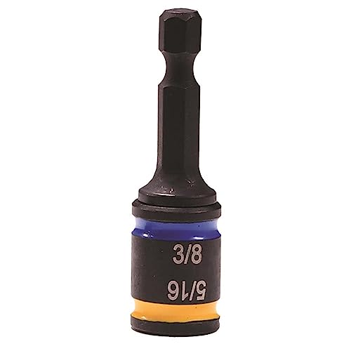 Malco 5/16 & 3/8 x 2" Dual Sided Hex Driver~ Cleanable, Reversible, Magnetic. Easy to Clean- MSHC1