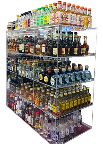 Commercial Retail Display for Mini Sampler 50ml Liquor Shot Airplane Bottles Nips Also Any Other Point of Sale Items 12 Section