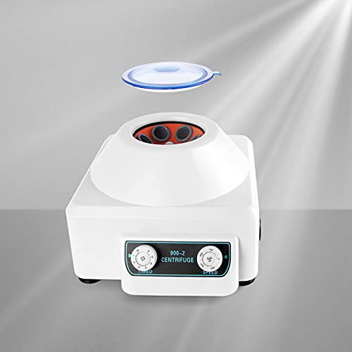 PRP Centrifuge Machine 6x10ml, Cekegon Lab Benchtop Centrifuges, Portable PRF centrifuge, 110V, 4000rpm, 0-60min for Medical Practice, Plasma, Blood, Skin Tighten, 900-2