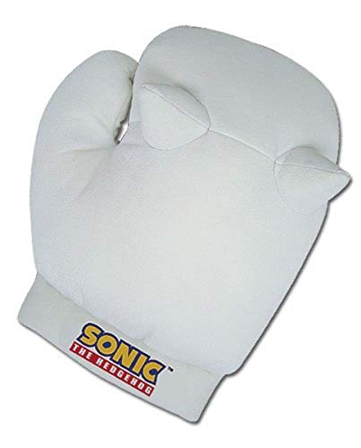 GE Entertainment Sonic the Hedgehog Knuckles White Plush Gloves (GE-8807)
