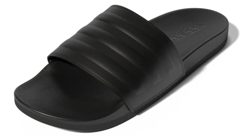 adidas Adult Adilette Comfort Slides Core Black/Core Black/Core Black 7